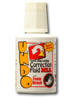 Correction Fluid with foam applicator