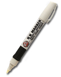 Pump Action U.V. Marker White